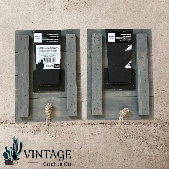 Hobby Lobby Studio Decor Farmhouse Distressed 4x6 Clip Photo Frames - Set of 2! - Picture 4 of 5